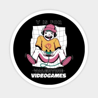 V is for Videogames Magnet